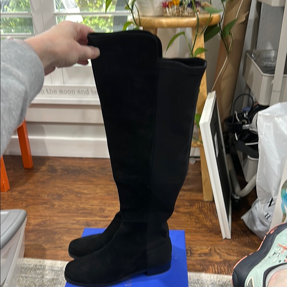 Black Over-the-Knee Boots